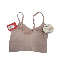 🆕 NWT Spanx laid back layers nude/beige seamless bralette size XL